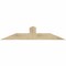 Ekena Millwork Portland Rough Sawn Timber Gable Bracket, Douglas Fir, 60"W x 12"H x 6"D x 6"F, 5/12 Pitch GBW060X12X0606POR00RDF - alternate 1